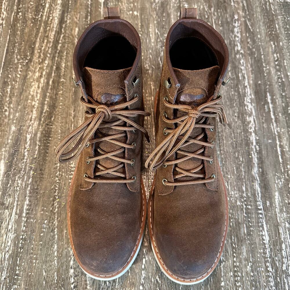 Sorel Slabtown 62’ Waterproof Rough Suede Leather Boots Brown Men’s Size 9.5 - Picture 3 of 15